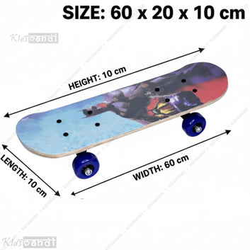 Kids Mandi Big Size Motorized Skateboard – Premium Skateboard for Kids, Teens & Beginners | Powerful Ride-On Board with Smooth Acceleration | Durable Non-Slip Deck for Safety & Comfort |