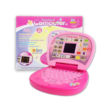Kids Mandi Learning Computer Laptop Toy for Kids | Educational Pretend Laptop with Lights, Sounds & Learning Modes | Early Learning Toy for Boys & Girls