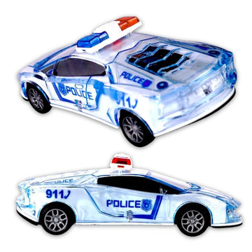 Kids Mandi Police Car Toy with Flashing Lights & Siren Sounds | Realistic Emergency Vehicle | Friction Powered Push & Go Motor Car for Kids | Birthday & Gift Toy