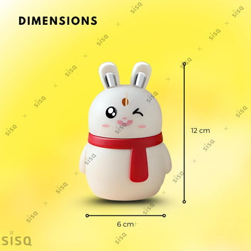 Sisq® Durable Rabbit Toothpick Dispenser | Cute Automatic Toothpick Holder with Push Design | Hygienic, Portable & Decorative Organizer for Dining Table, Kitchen, Restaurants & Home Party Essentials