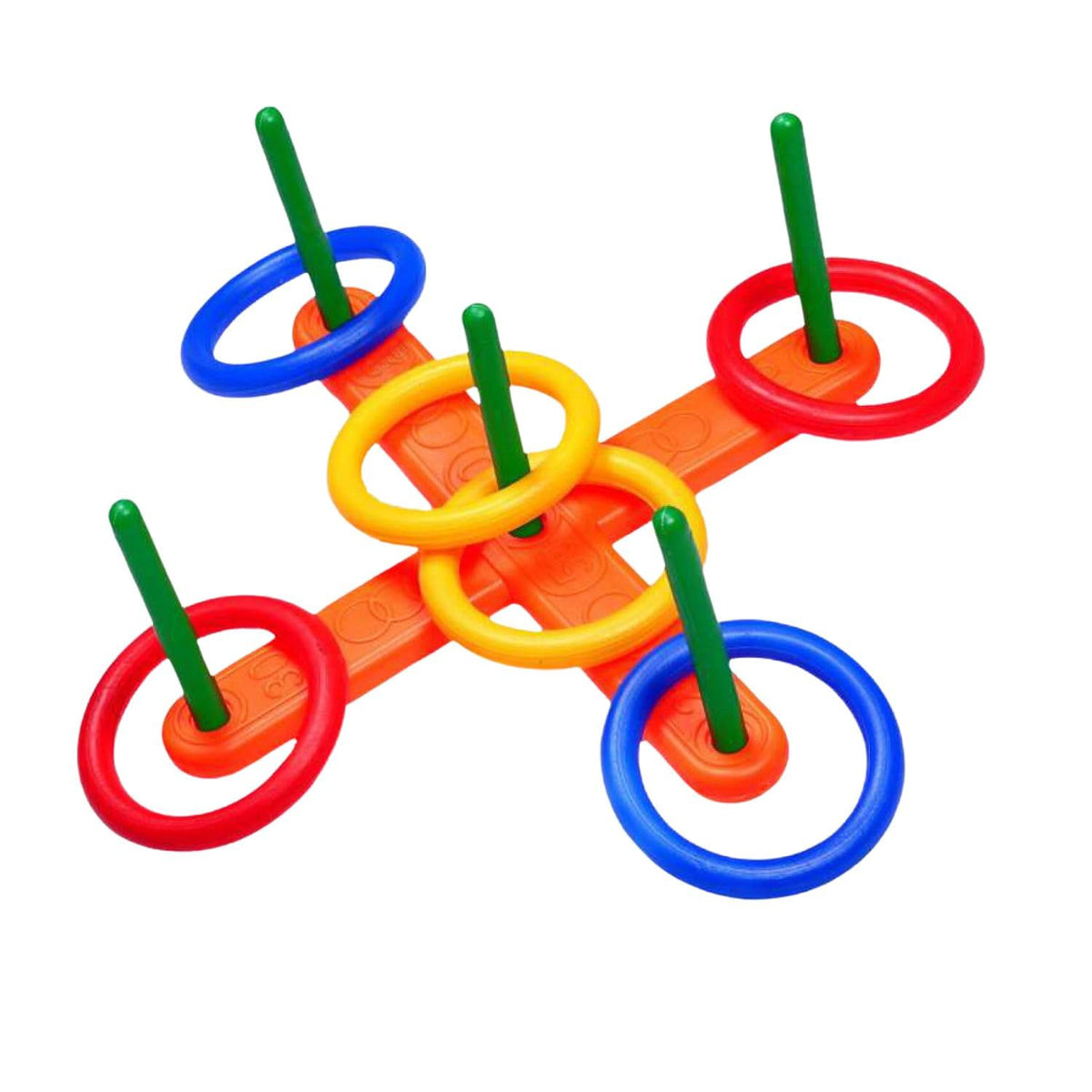 Ring Through Game Examples Indoor/Outdoor Family Fun Ring Target Game | 13 Pc Ring Toss Game