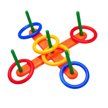 Indoor/Outdoor Family Fun Ring Target Game 13 Pc Ring Toss Game