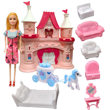 STAZIE|Barbie Princess Castle for Kids Indoor/Outdoor Playhouse for Boys & Girls