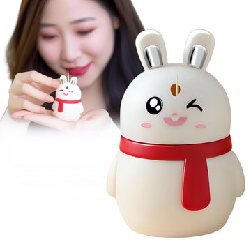 Sisq® Durable Rabbit Toothpick Dispenser | Cute Automatic Toothpick Holder with Push Design | Hygienic, Portable & Decorative Organizer for Dining Table, Kitchen, Restaurants & Home Party Essentials