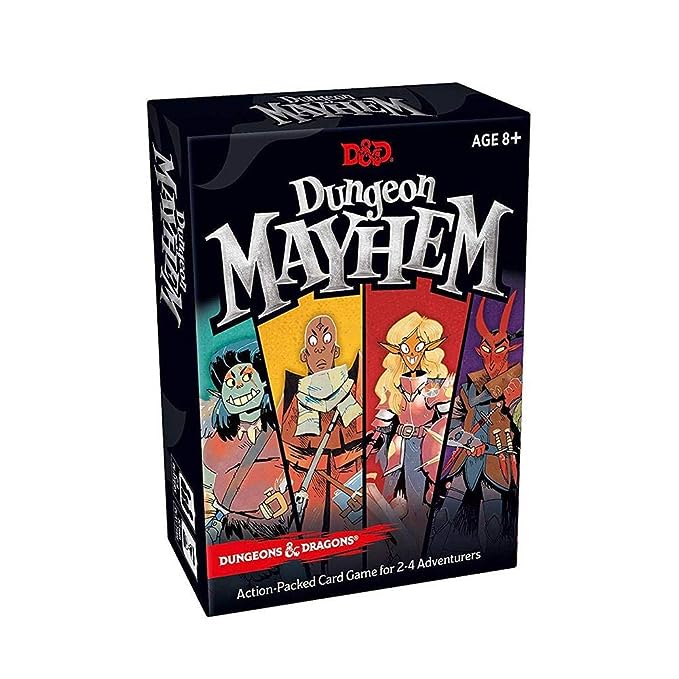 Kids Mandi Dungeons & Dragons Mayhem Card Game Illustration