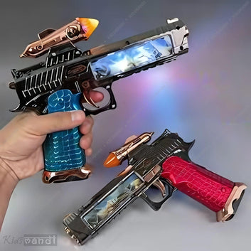 Kids Mandi® Battery Operated Toy Gun with Lights, Sound Effects & Vibrating Action | Interactive Shooting Toy for Kids | Multicolour Fun Play Toy for Boys & Girls
