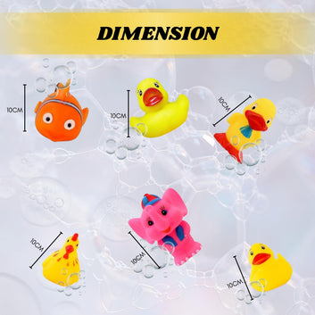 Kids Mandi® 6-Piece Non-Toxic Toddler Playset | Multi-Chuchu Interactive Toys for Creative Learning, Fun & Early Development