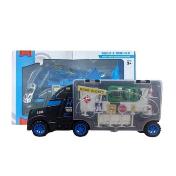 Kids Mandi® Racing Vehicles Playset | Set of 6 Mini Toy Cars with Container Storage Box | Educational Pretend Play Toy for Boys & Girls | Indoor & Outdoor Fun