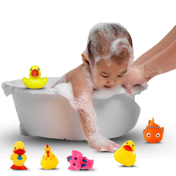 Kids Mandi® 6-Piece Non-Toxic Toddler Playset | Multi-Chuchu Interactive Toys for Creative Learning, Fun & Early Development