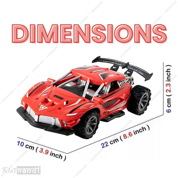 Kids Mandi® Super Speed Racer RC Car | Rechargeable Remote Control Toy for Kids | Fast Indoor & Outdoor Racing Fun