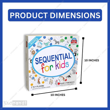 Kids Mandi Sequence for Kids Strategy Game A Sequential Game! Junior Sequence (2-4 Players)