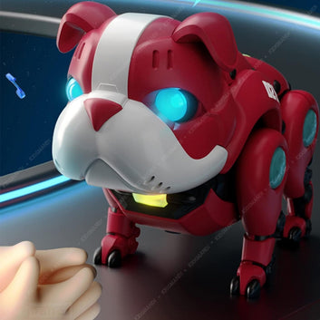 Kids Mandi Musical Robot Dog Toy with Flashing Lights and Sound Effects | Interactive Action Figure for Kids 3+ Years | Multicolour