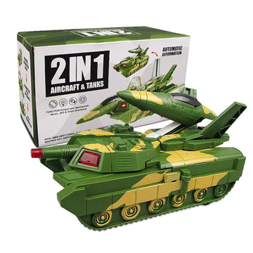 Kids Mandi® Deformation Truck Toy - Functional Transforming Vehicle, Action Figure, Gift for Boys & Girls, Durable & Fun Playtime