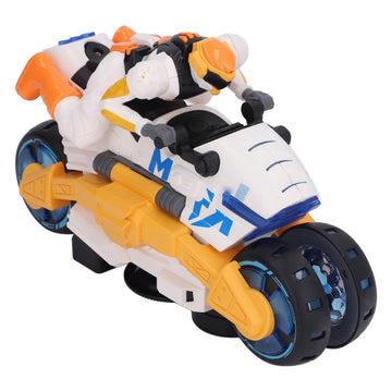Kids Mandi Electric Stunt Transformable Motorcycle Toy | LED Lights, Music & Automatic Movement for Thrilling Play