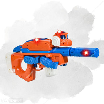 Kids Mandi Musical Toy Gun with Sound Effects and Lights | Realistic Movement Pretend Play