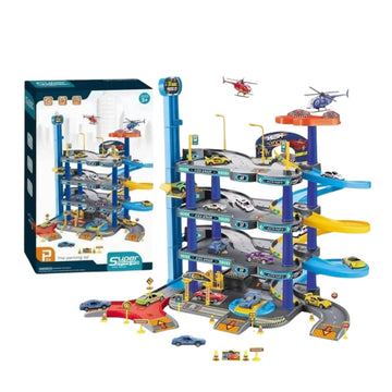 Kids Mandi® Ultimate 3 Floor Parking Toys - Indoor & Outdoor Fun, for Boys & Girls, STEM Learning, Ages 6+