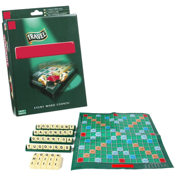 Kids Mandi Durable & Portable Word Play Board Game | Travel Scrabble Style Word Building Game | Educational Family Game for Vocabulary, Spelling & Brain Development for Kids and Adults
