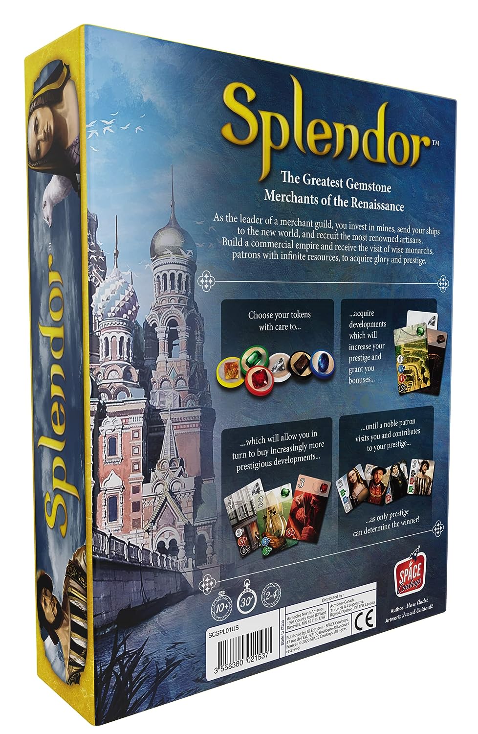Kids Mandi Splendor board game with colorful gemstones and cards.