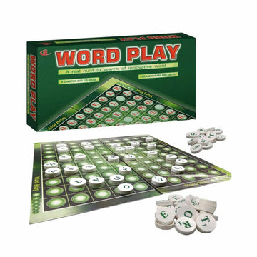 Sisq Wordplay Creative Word Making Educational Board Game, for 8 Years and Above - Multicolor