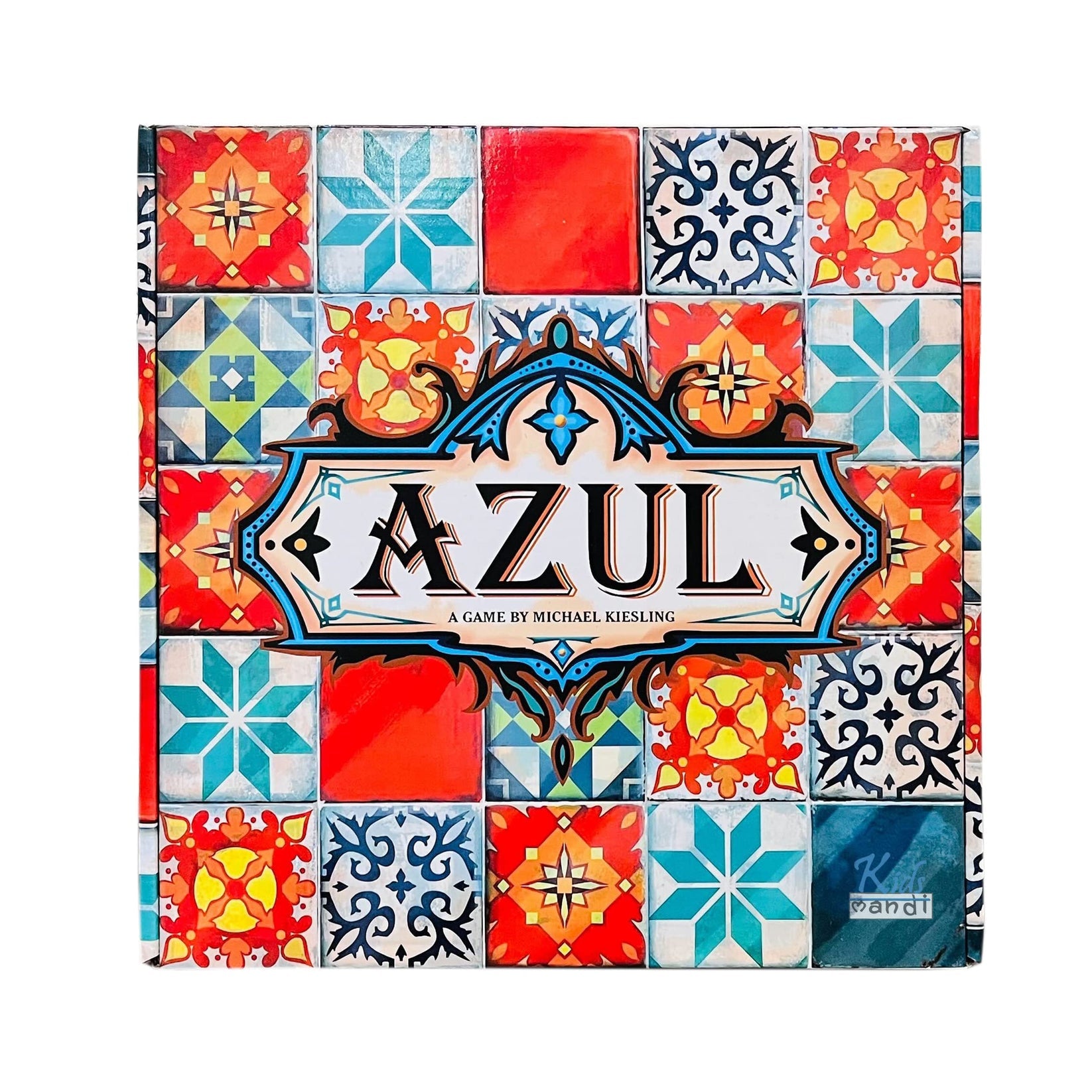 Kids Mandi Azul Strategy Tile Placement Board Game- Educational Fun