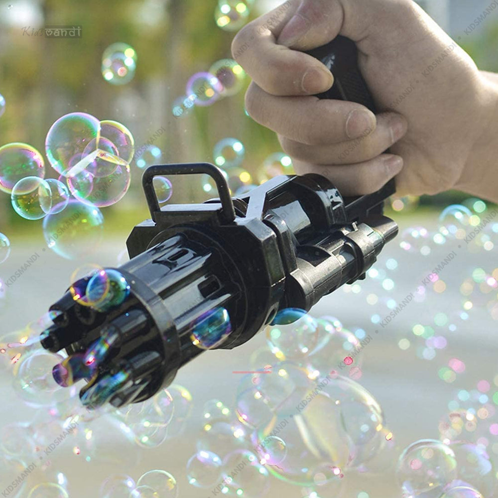 8-Hole Battery Operated Bubbles Gun