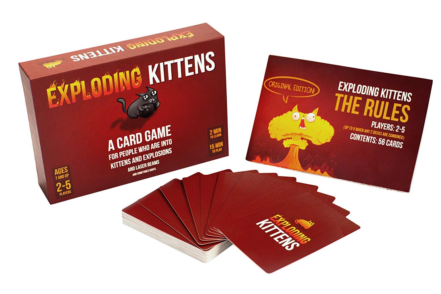 KIDS MANDI - Exploding Kittens card game for children.