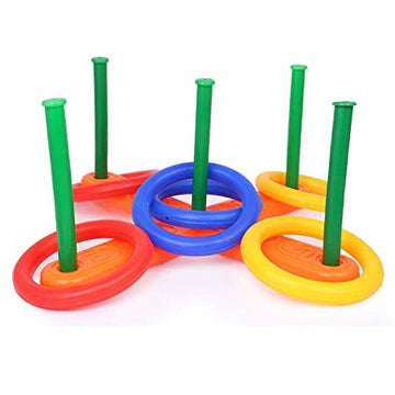 Kids Mandi Ring Toss Game Set 13 Pieces Fun Indoor and Outdoor