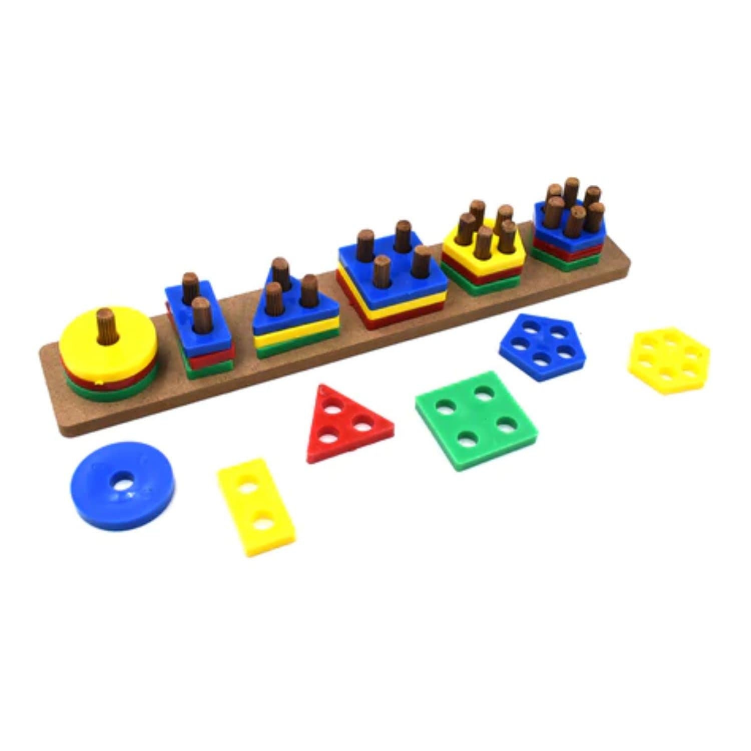 Geometrix Board Wooden Sorting & Stacking Toy