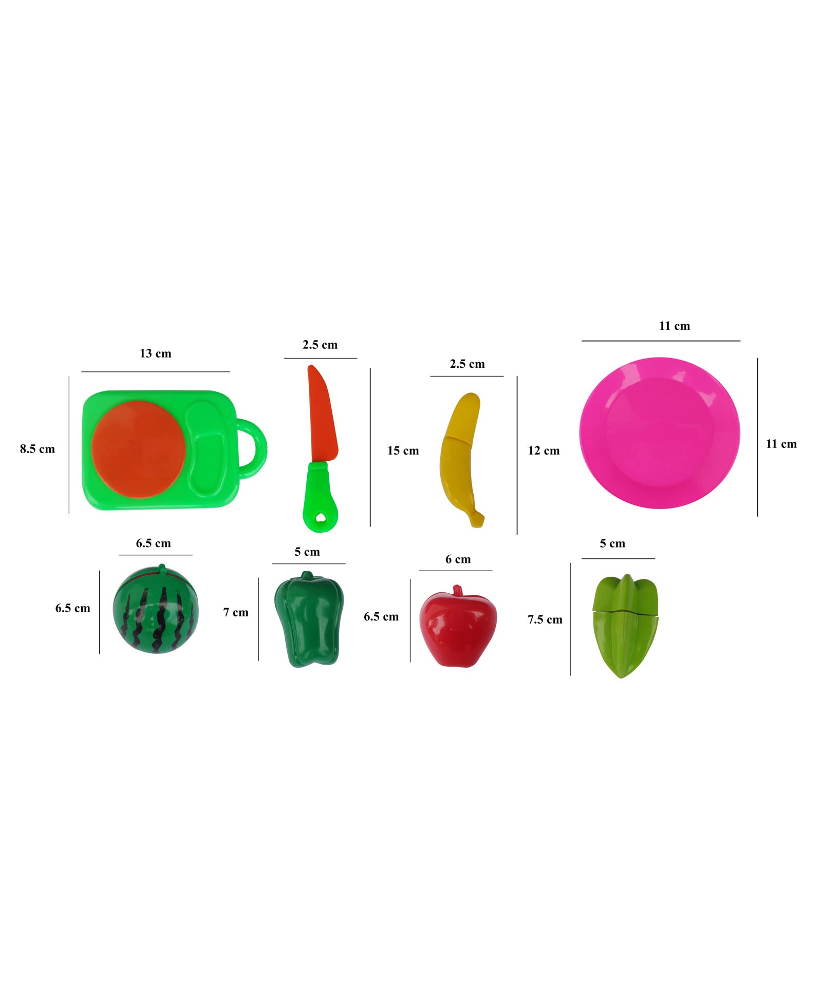 Kids Mandi educational learning toys: realistic sliceable fruits and vegetables.