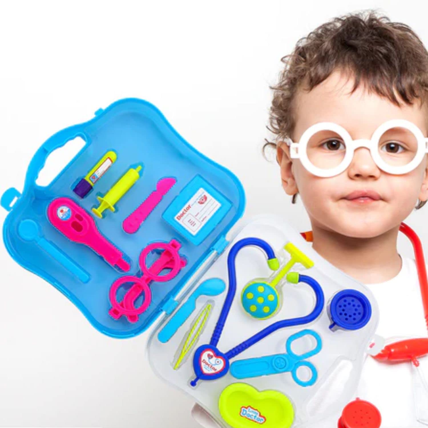 Kids Mandi doctor kit for kids, playset with stethoscope.