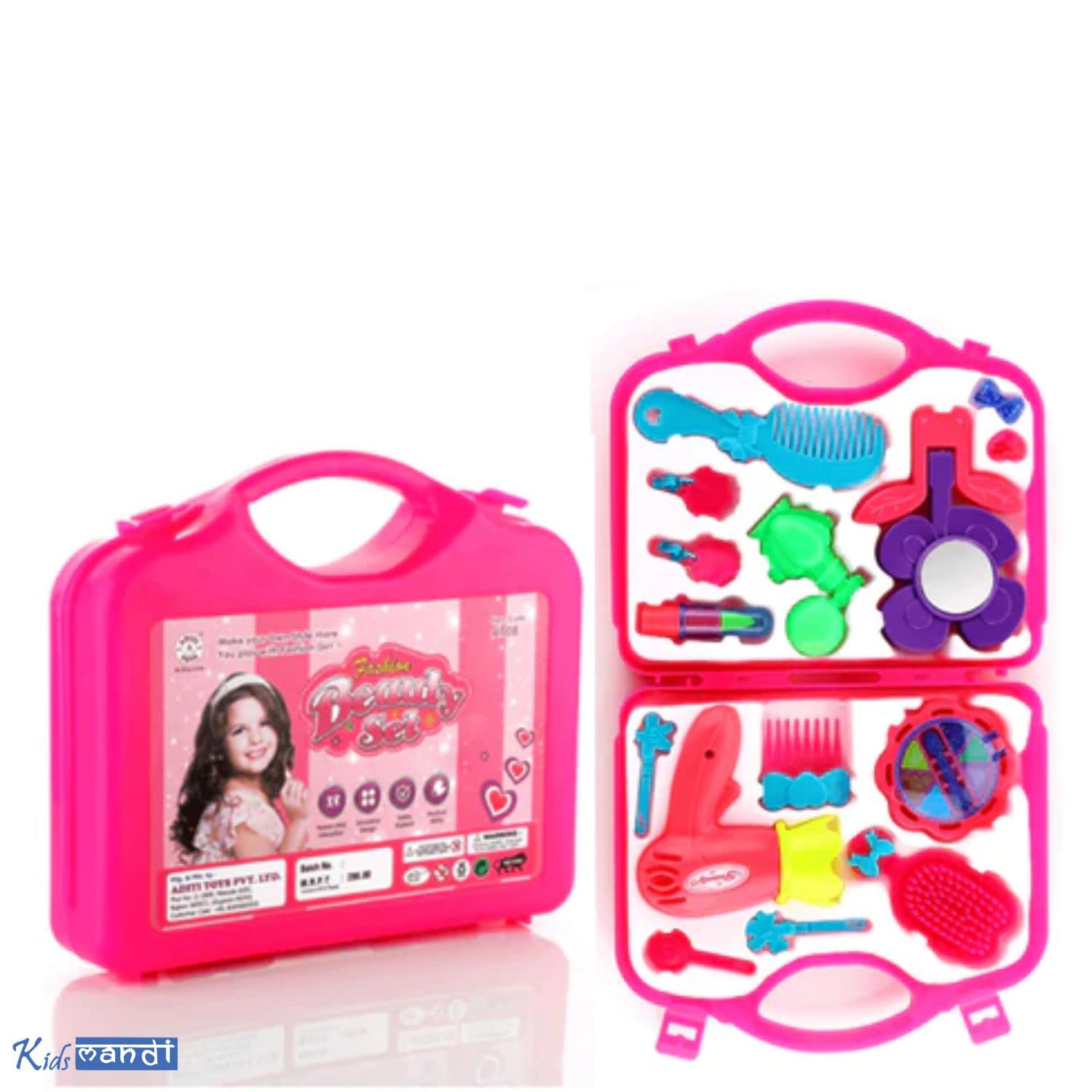 Kids Mandi Pretend Play Make-up Case with Cosmetic Set