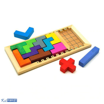 Wooden Blocks Puzzle Brain Teasers Toy