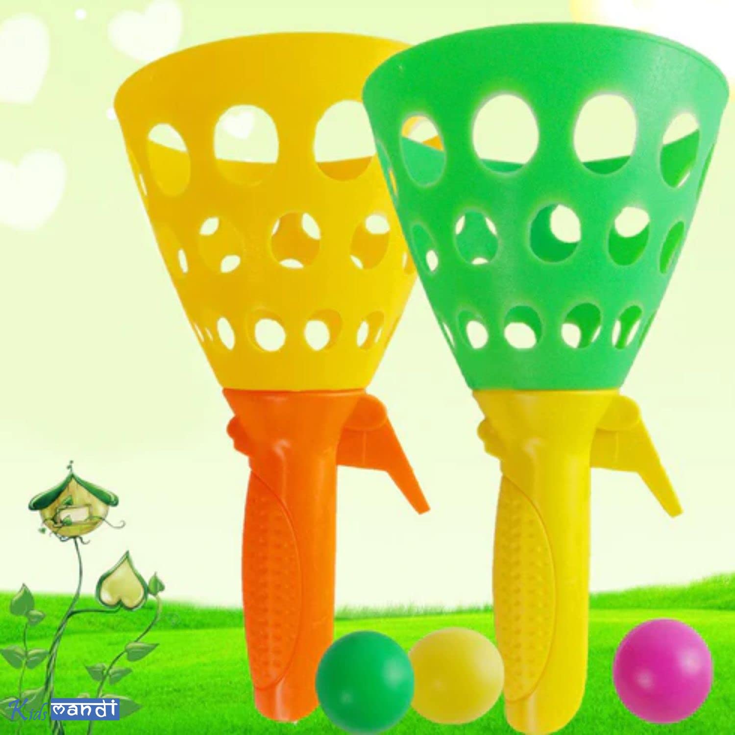 Kids Mandi double butt catapult ball for outdoor sports.