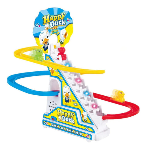 Duck Roller coaster Slide Toy Set