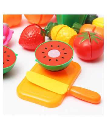 Sliceable Fruits and Vegetable Cutting Toys