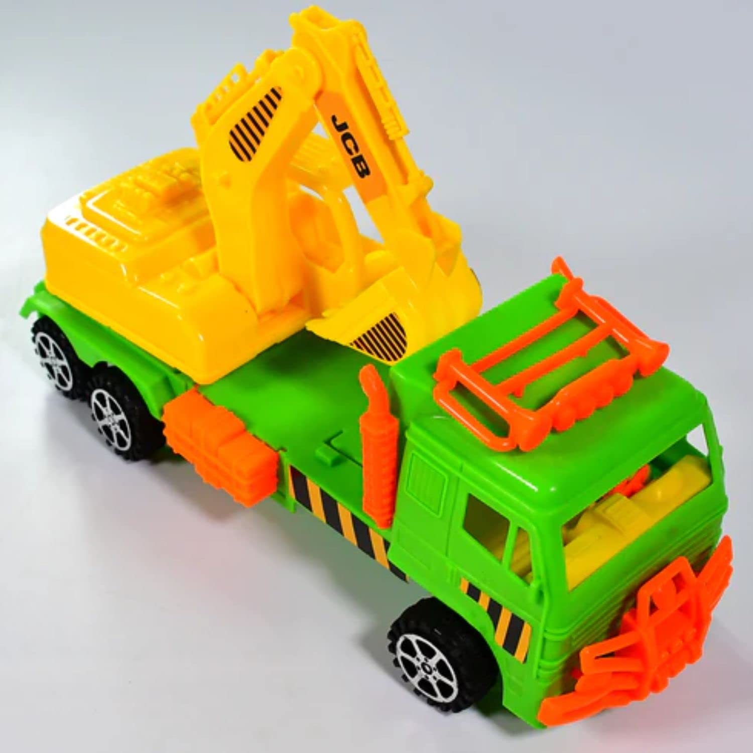 Kids Mandi: plastic cement mixer JCB truck toy vehicle for kids