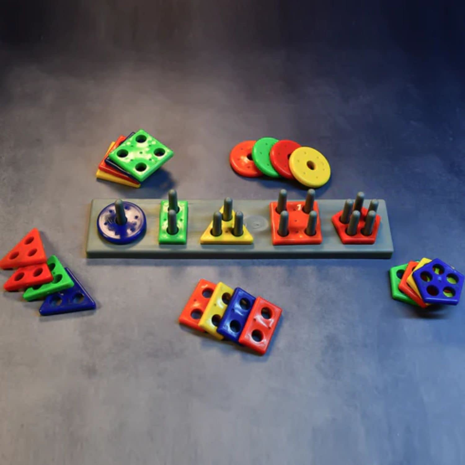 Kids Mandi Geometrix Board: Montessori Toys for Boys and Girls
