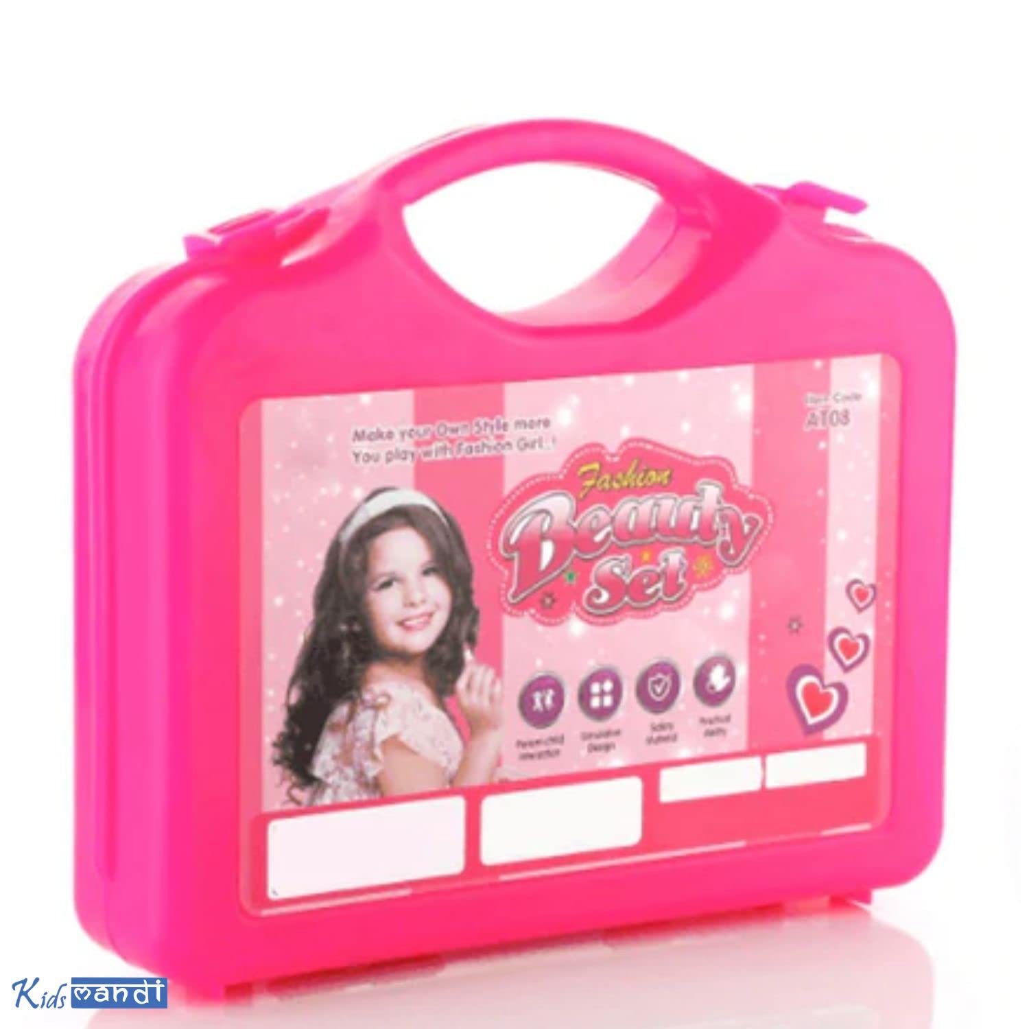 Kids Mandi Pretend Play Make-up Case with Cosmetic Set