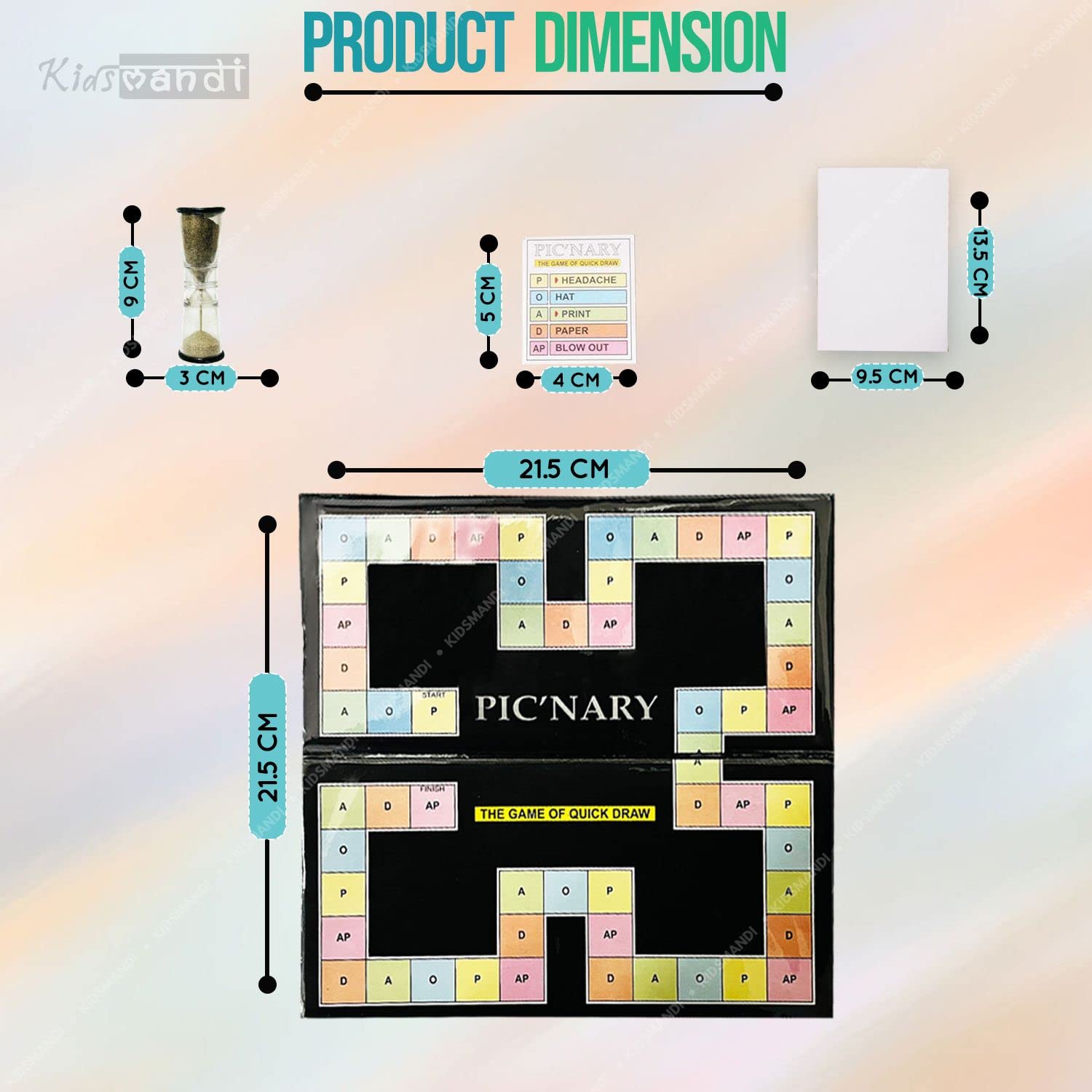 Kids Mandi Picnary Educational Board Game for Ages 5 and above