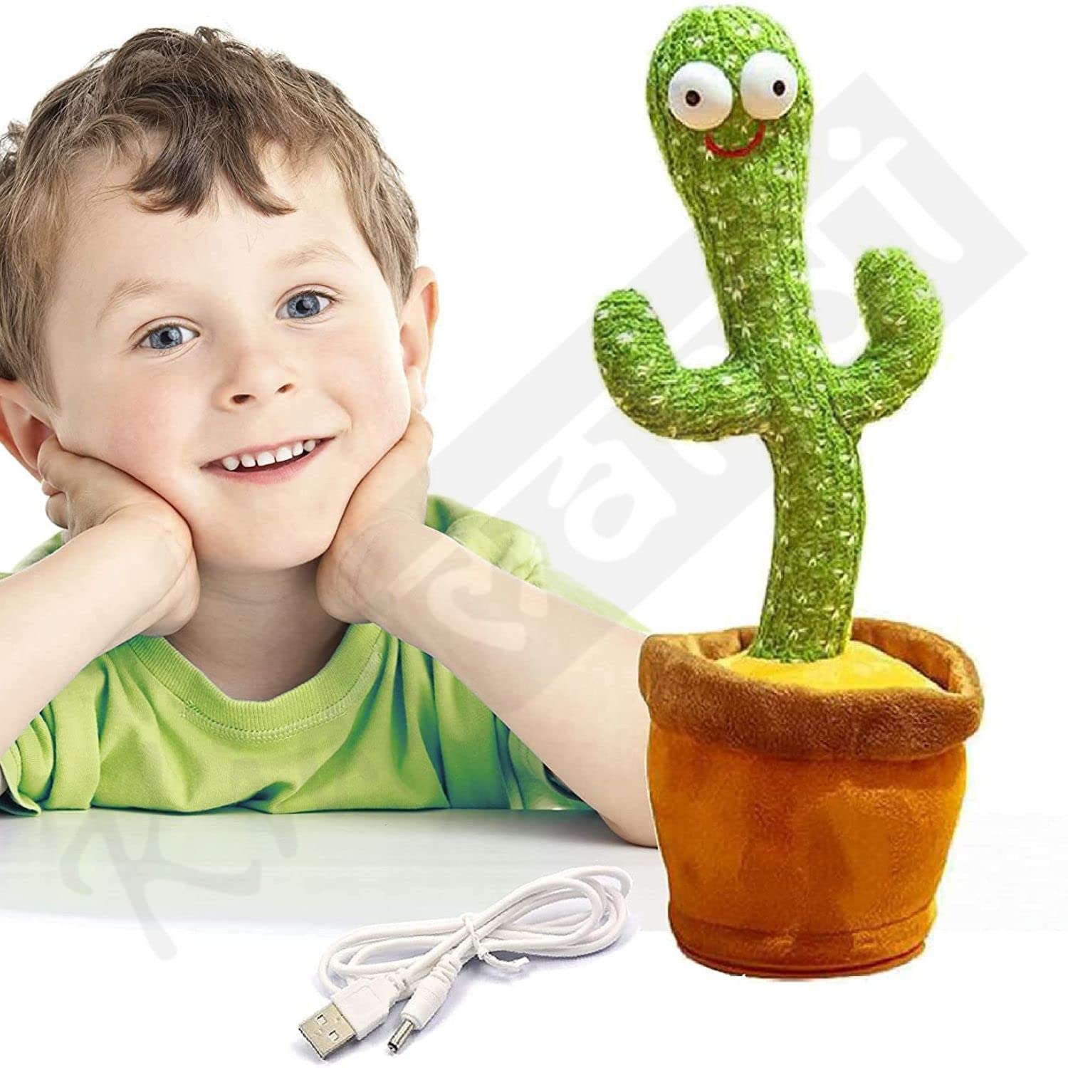 Kids Mandi dancing cactus talking toy toy.