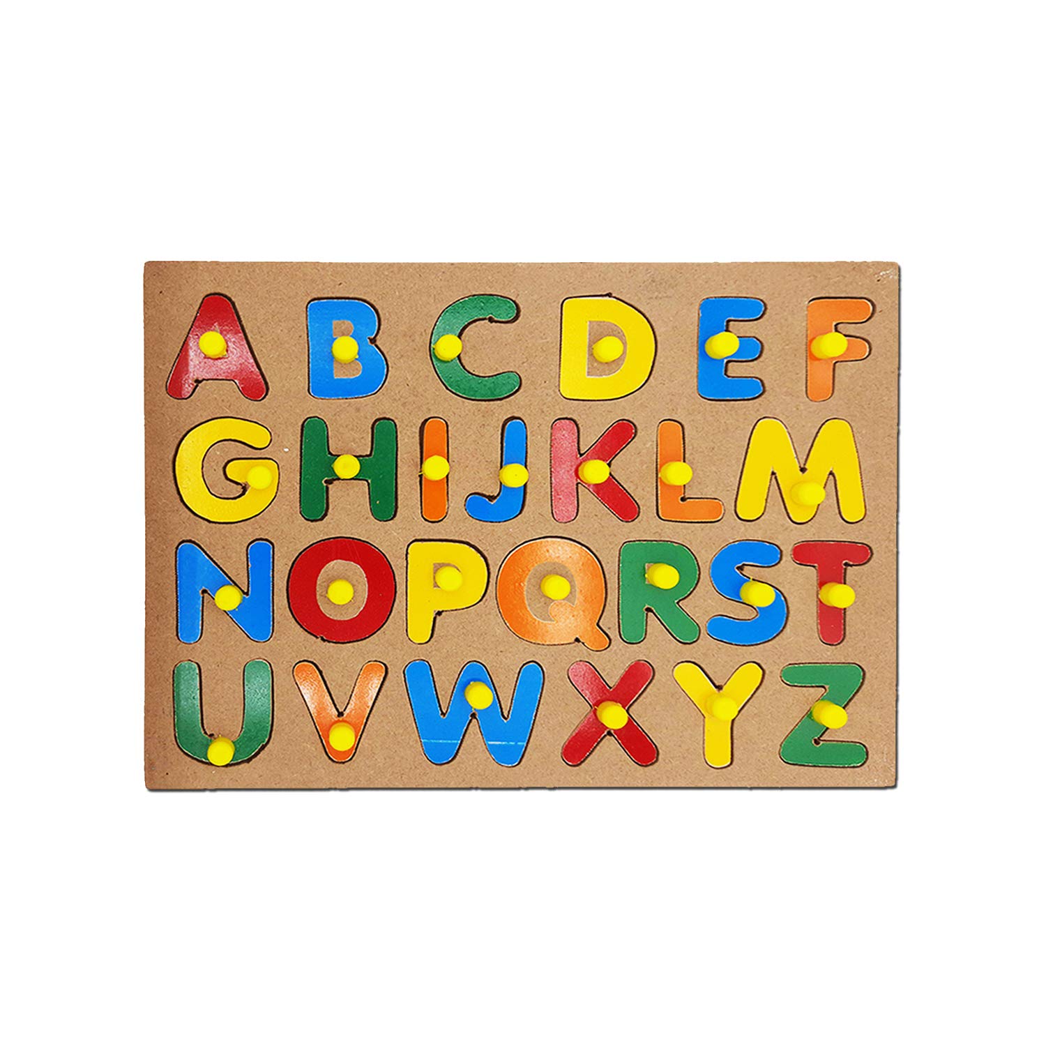 Kids Mandi Wooden Learning Educational Board with Colorful Puzzle Tray