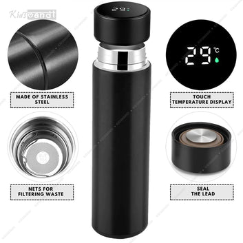 Double Wall Vacuum Stainless Steel Temperature Water Bottle