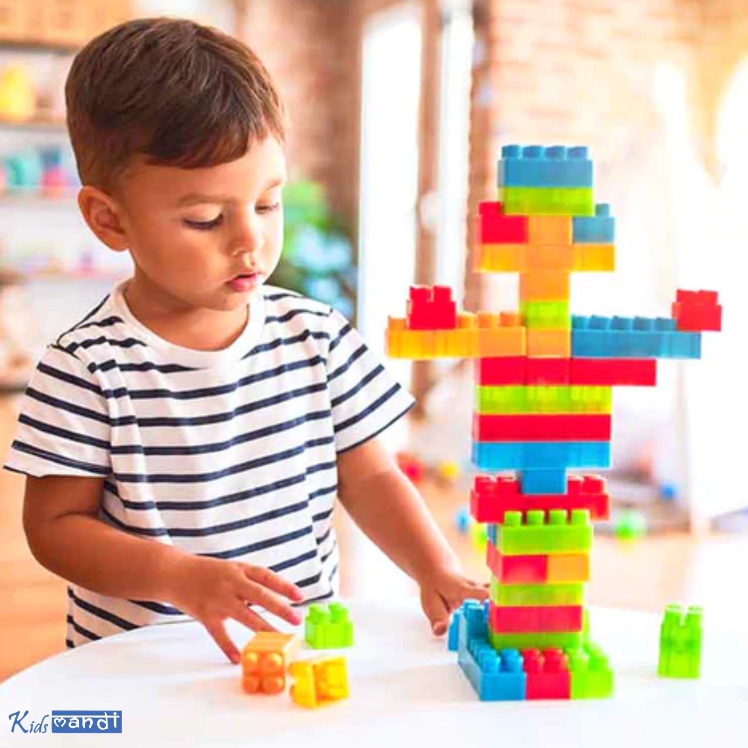 Kids Mandi - 88 pcs building blocks educational toy.