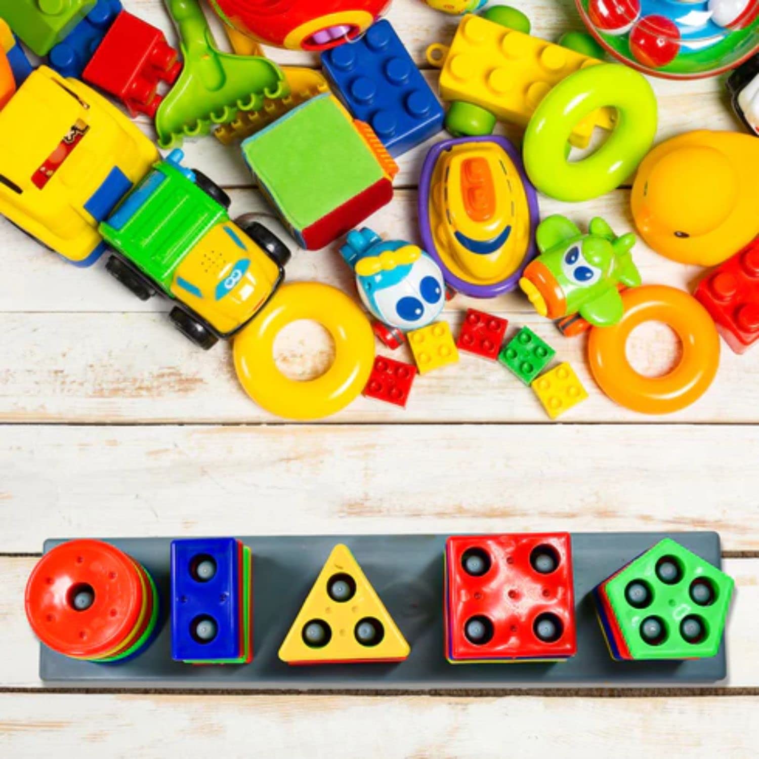 Kids Mandi Geometrix Board Montessori Toys for Boys and Girls