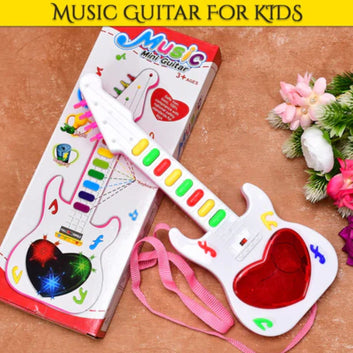 Musical Mini Guitar Toy with 3D Light
