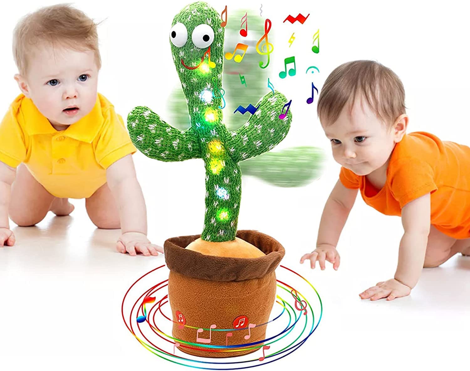 Kids Mandi Dancing Cactus Talking Toy - Interactive Fun for Children"