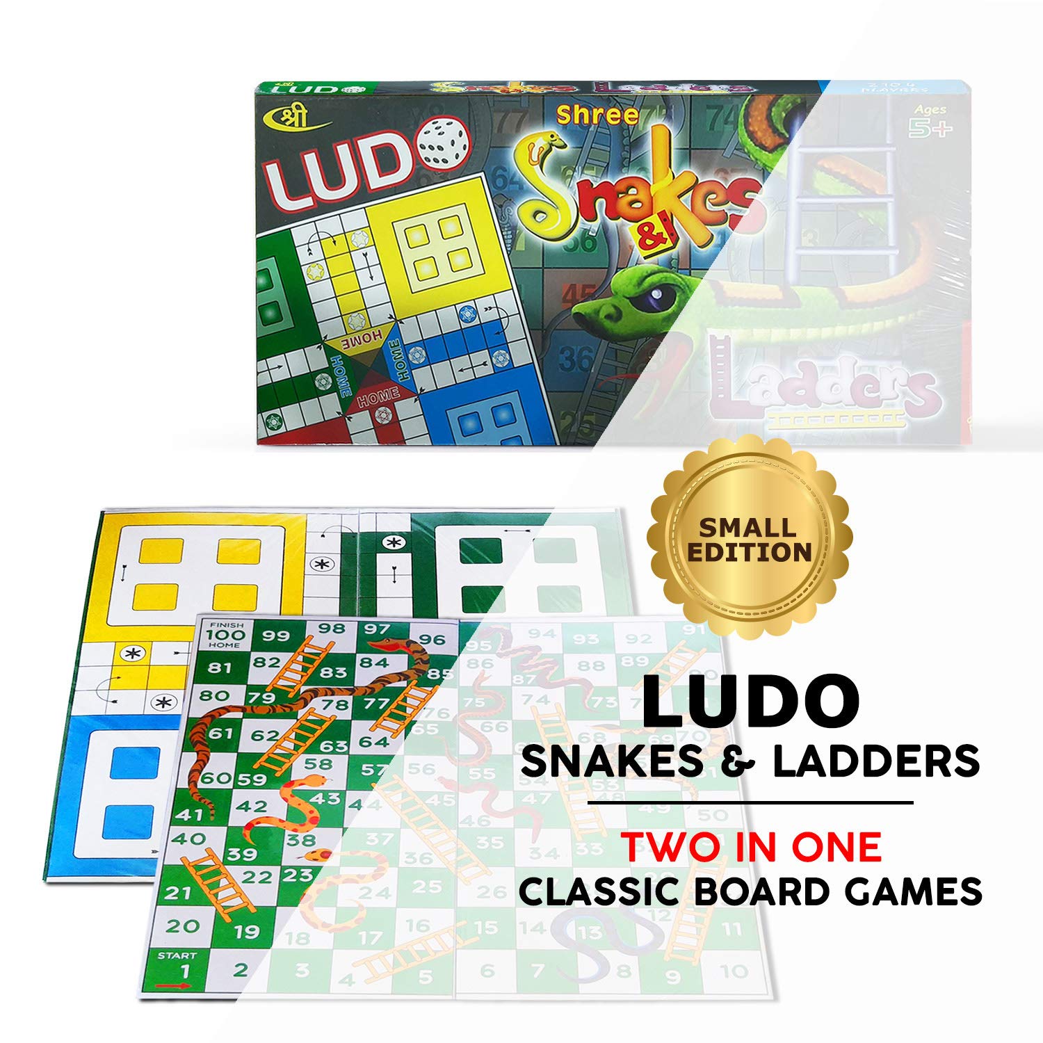 Kids Mandi Ludo and Snake and Ladder Board Game